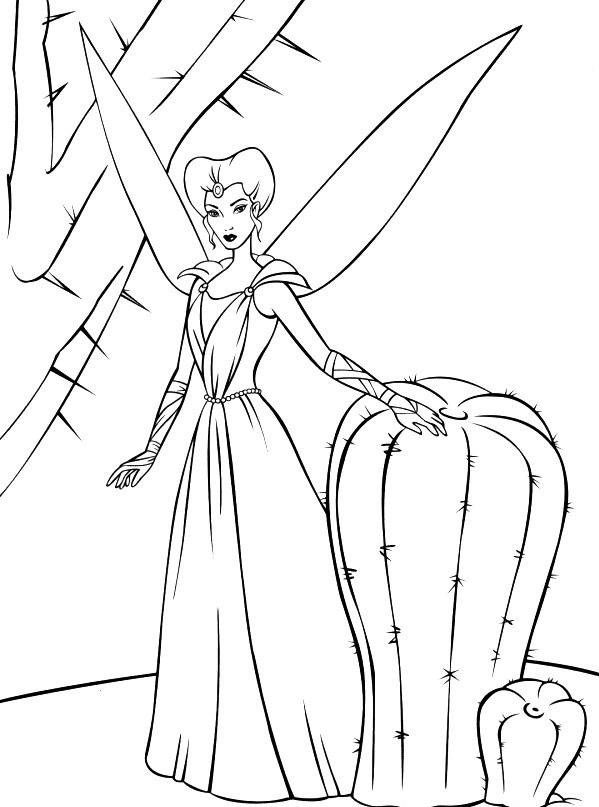 coloriage barbie fairytopia la mechante sorciere